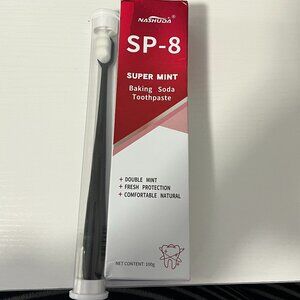 SP-8 Baking Soda Toothpaste w/toothbrush!
